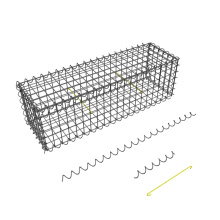 Cheap Garden Barriers 5mm 5X5cm Galvanized Rock Planter Cage Customized Landscape Welded Gabion